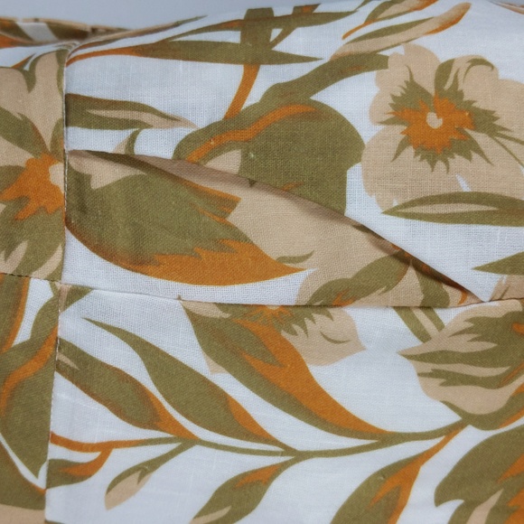 Minnie & Co Women's Shorts Size 10 Beige Green White Zip Fly Pockets Lined NEW - Picture 6 of 10